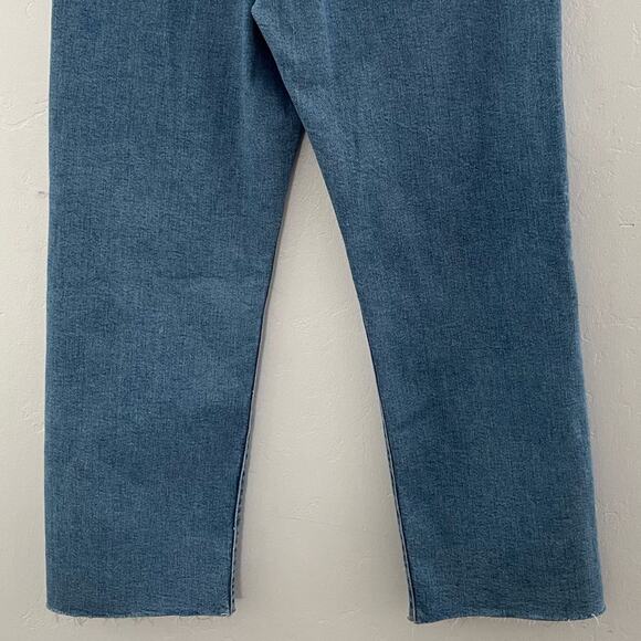 Levi's Ribcage Straight Ankle Jeans Women's Size 30 High Rise Distressed NWT - Picture 12 of 13
